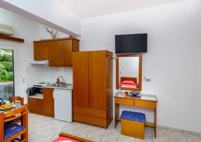 Studio with balcony and with sea view