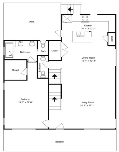 5 Bedrooms Studio with balcony