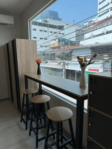 Bed in Dorm (male dorm) with city view