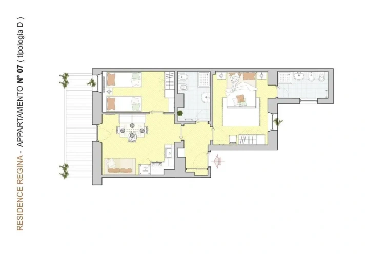 2 Bedrooms Superior Apartment with lake view