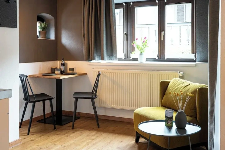 Studio with balcony