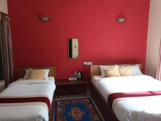 Deluxe Triple room with balcony and with view