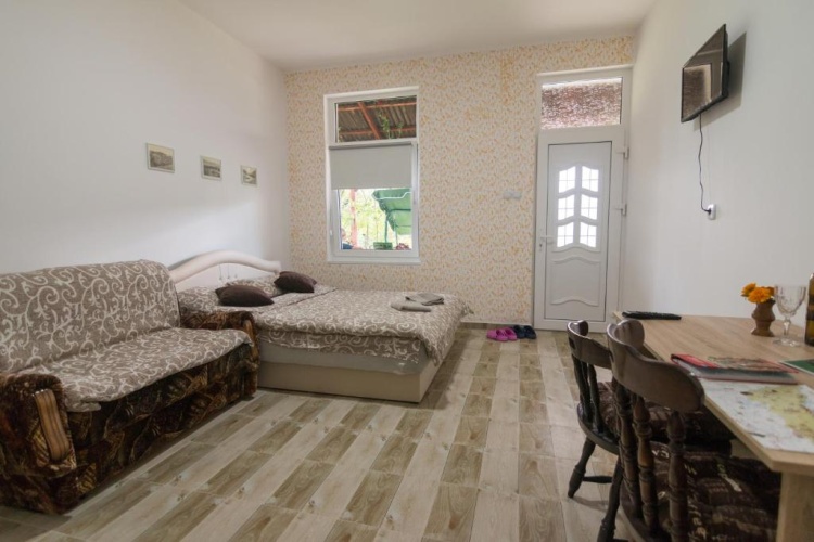 Studio with garden view