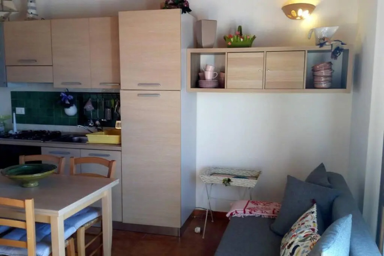 Appartamento con piscina comune.