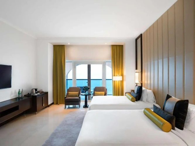 Premium Twin room with balcony and with sea view