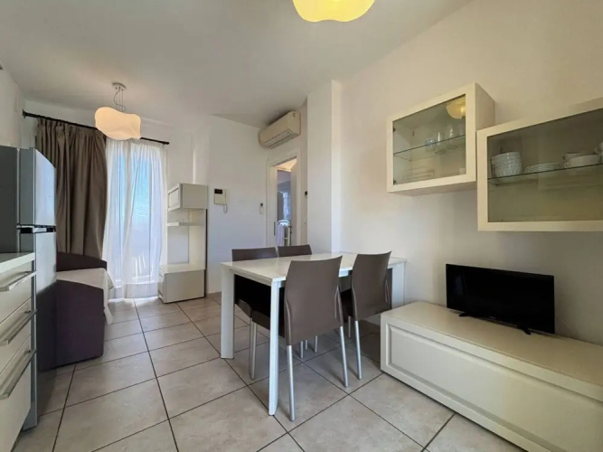 Flat With Swimming Pool and Balcony