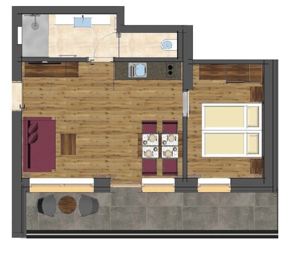 1 Bedroom Deluxe Apartment
