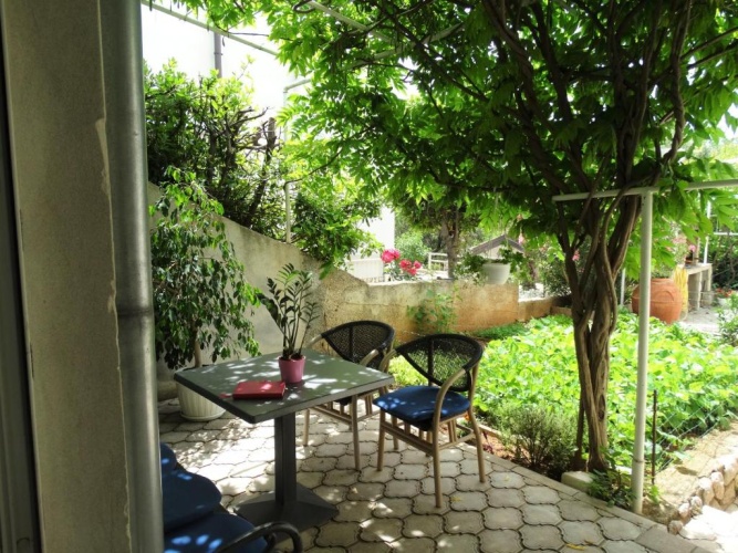 Outside