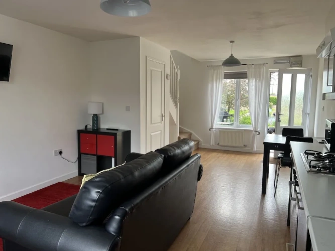 Business Double Apartment with garden view