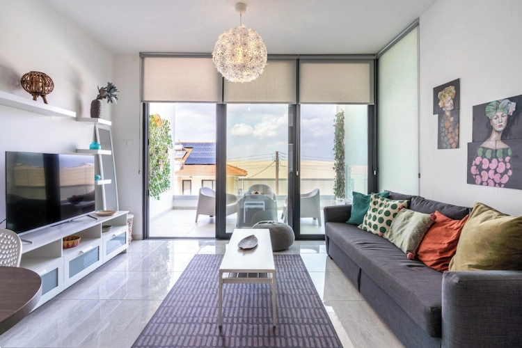 Double Apartment with balcony and with city view