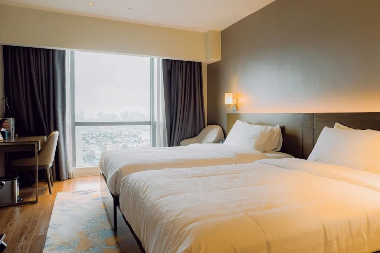 Deluxe Twin room with city view