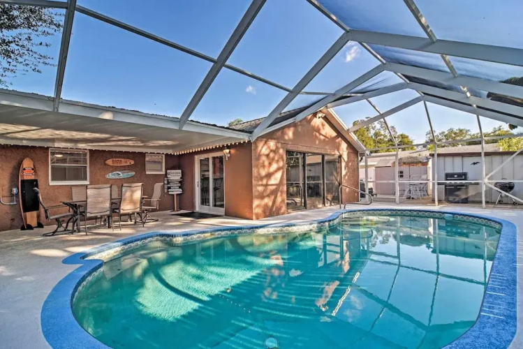 Idyllic Largo Escape w/ Private Pool & Lanai!