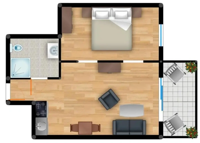 1 Bedroom Apartment