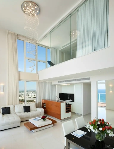 Deluxe Double Duplex room with balcony and with sea view