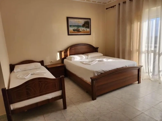 Deluxe Triple room with balcony and with sea view