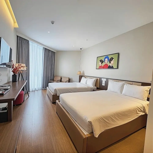 Standard Quadruple room beachfront