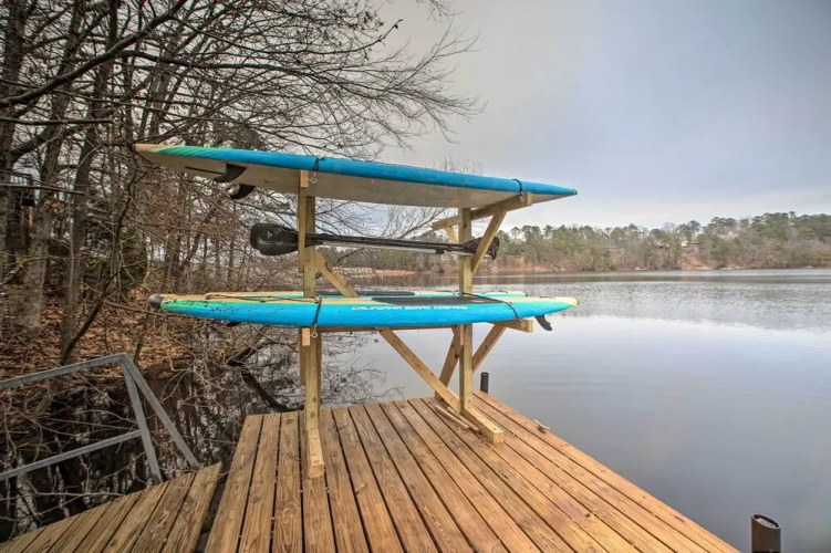 Lakefront & Trailside Escape w/ Private Dock +deck