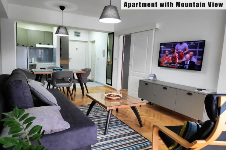 Apartment with mountain view
