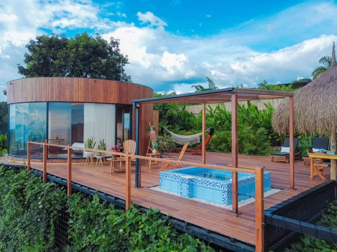Deluxe Double Bungalow with mountain view