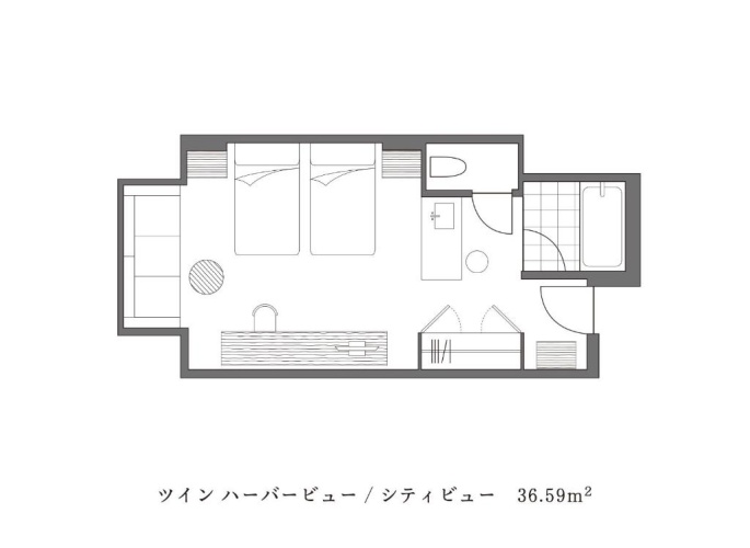Oriental Twin room with city view