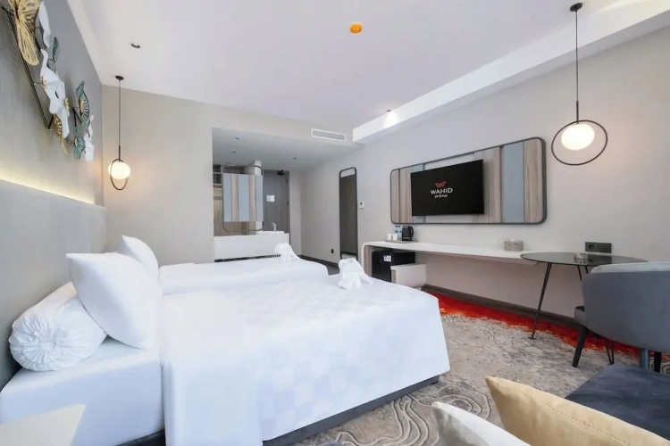 Deluxe Twin room with city view