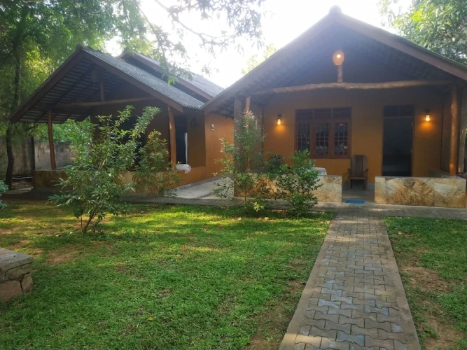 Family Villa with balcony and with garden view