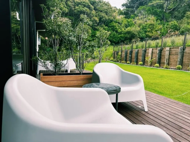 Standard Twin room with garden view