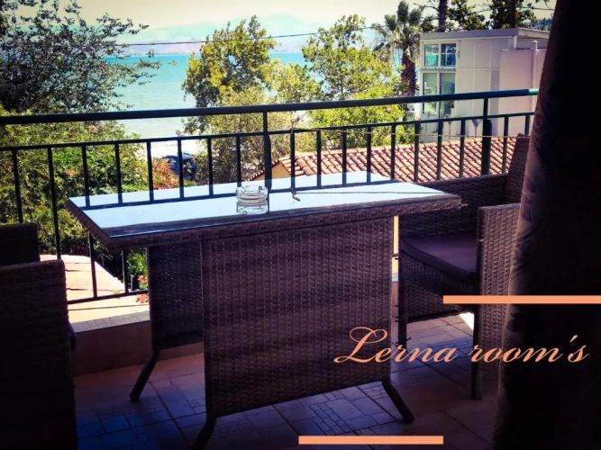 Standard Quadruple room with balcony and with view