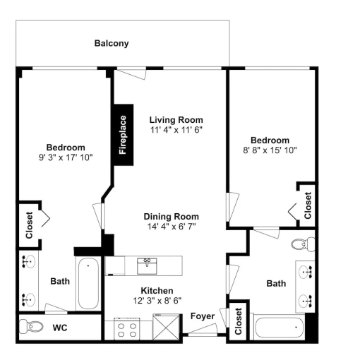 2 Bedrooms Superior room with balcony and with mountain view