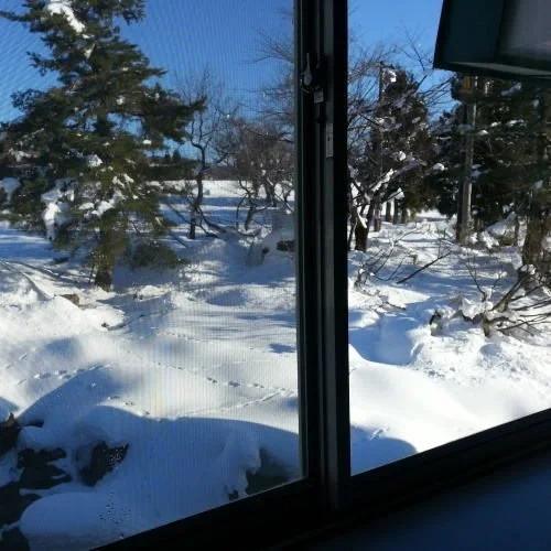 Outside