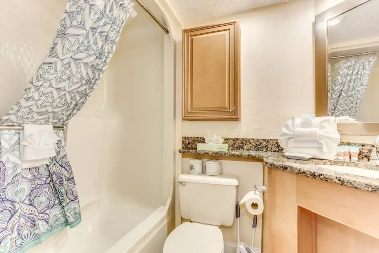 Beach-front Condo with Private Balcony
