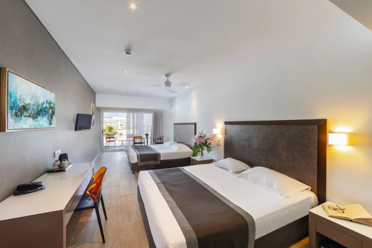 Standard Family room with balcony and with courtyard view