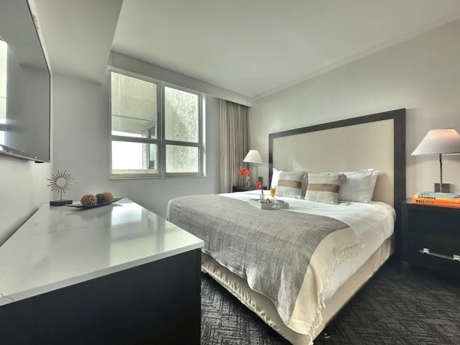 Double Apartment with balcony and with city view