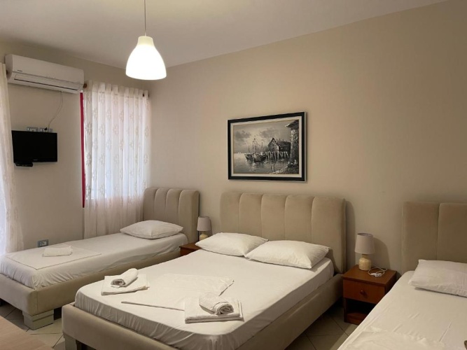 Standard Quadruple room with balcony