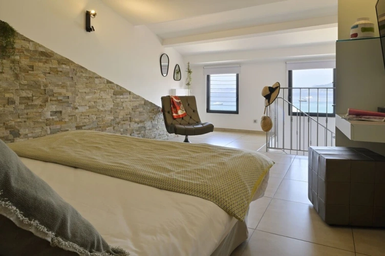 1 Bedroom Privilege Duplex room with balcony and with sea view