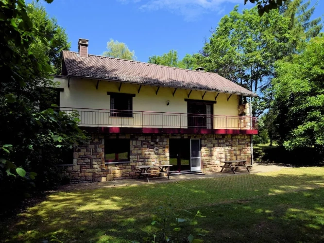 Cottage with balcony