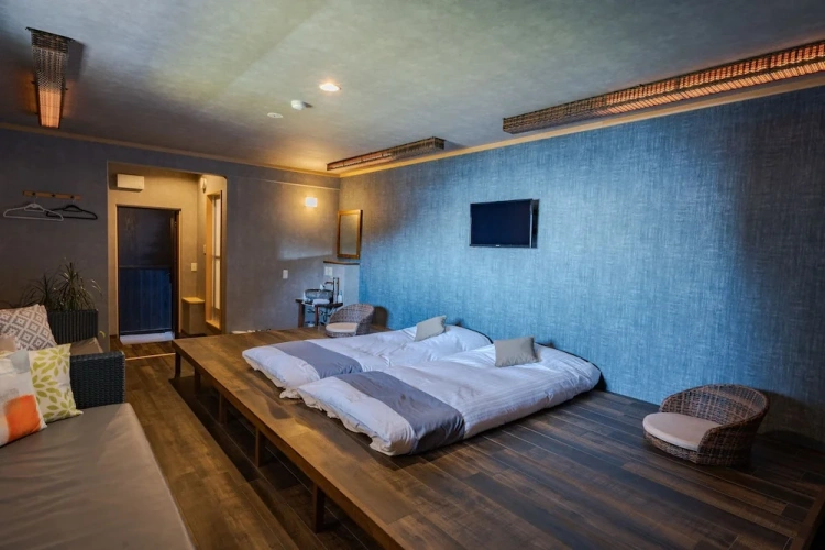 Standard Basement room with balcony and with sea view