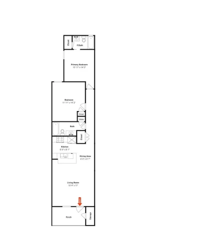 2 Bedrooms Studio