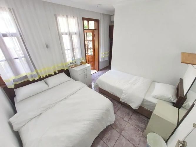 Classic Triple room with balcony and with garden view
