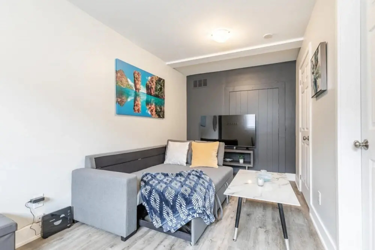 Modern Rustic 1BR Boutique Apt Within DT Hamilton
