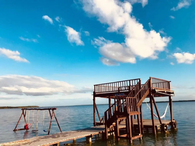 Coras Place Bacalar Lagoon Front