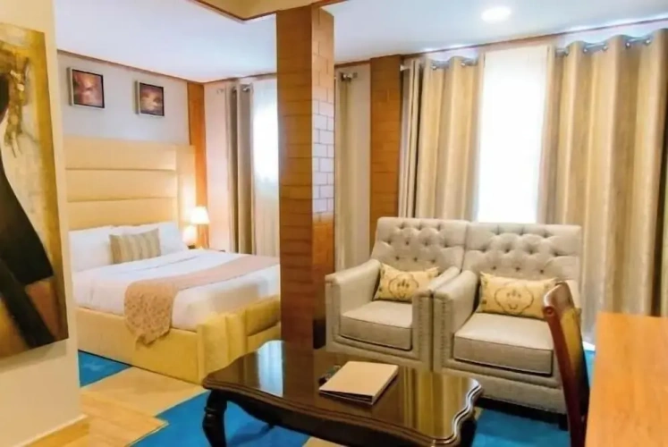 Deluxe Double room with balcony and with garden view
