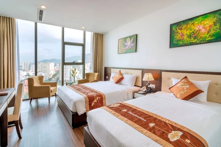 Deluxe Triple room beachfront