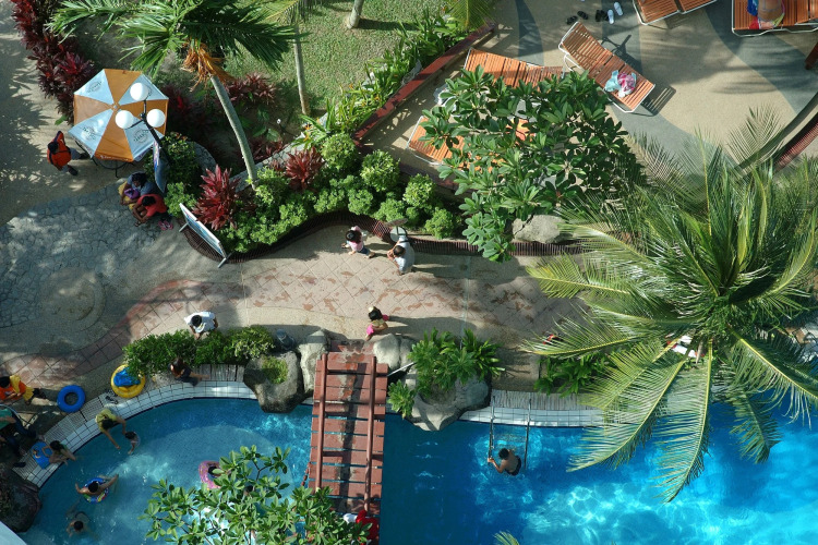 Rainbow Paradise Beach Resort Over view