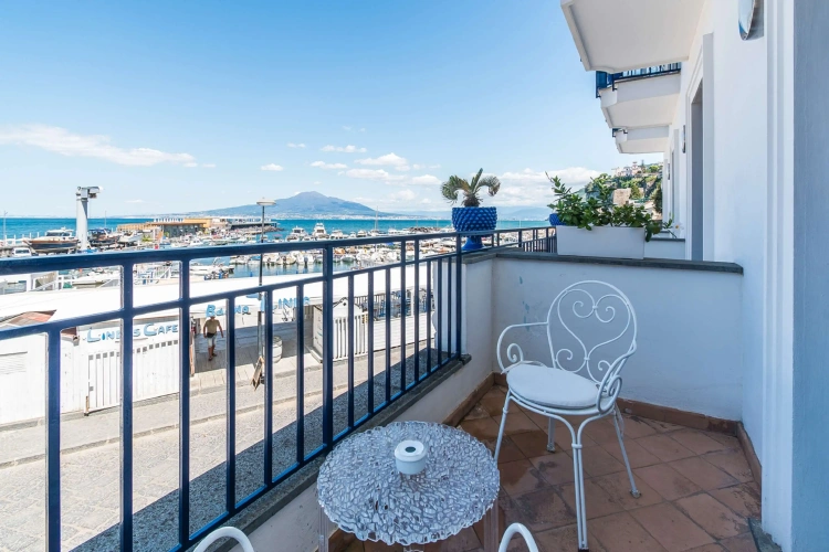 Standard Double room with balcony and with sea view