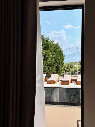 Standard Triple room with balcony and with pool view
