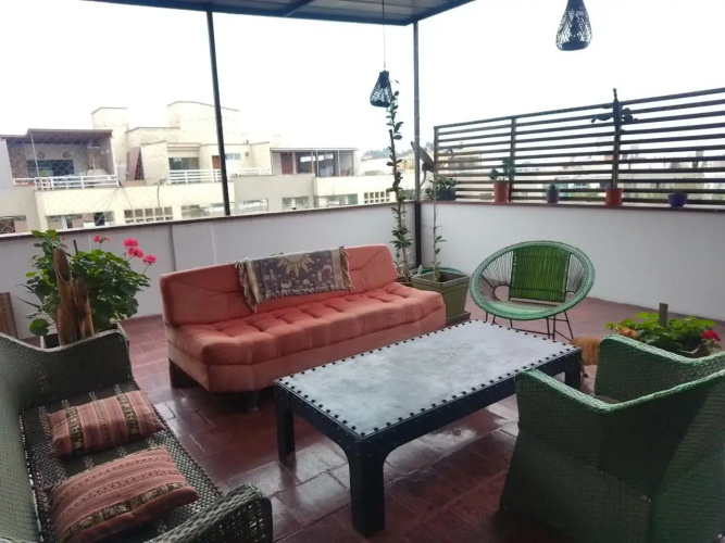 Habitacion con Terraza Hermosa en Lima