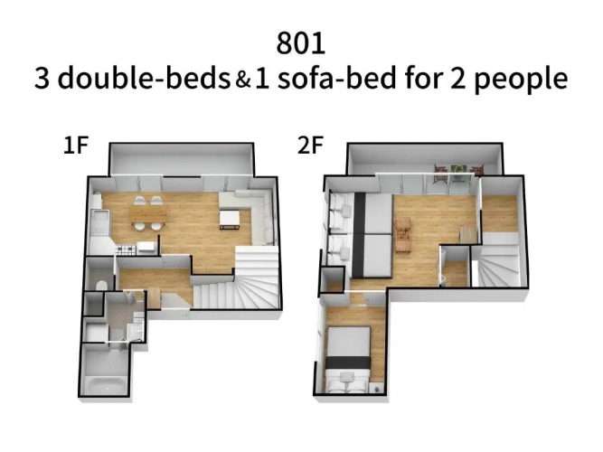 2 Bedrooms Standard room