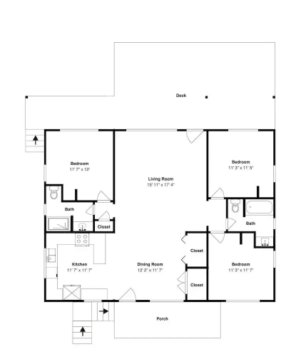 3 Bedrooms Studio
