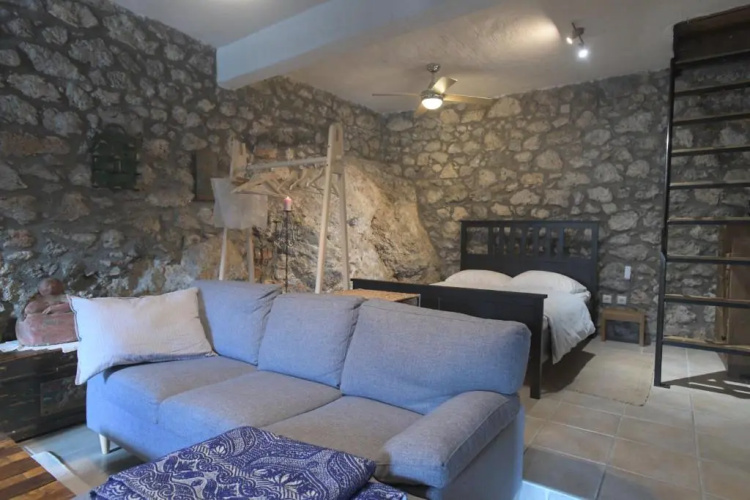 Stone house with panoramic view